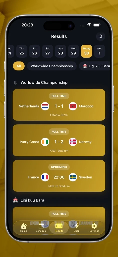 Gee Scores Sports TV screenshot