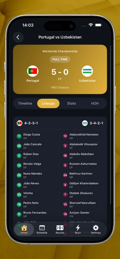 Gee Scores Sports TV screenshot
